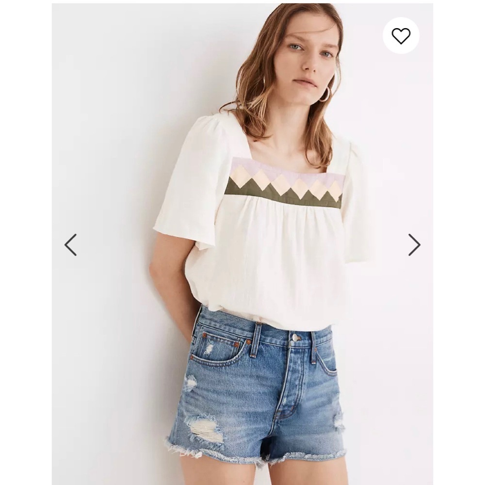NWT Madewell Relaxed Denim Shorts in HomecrestWash
